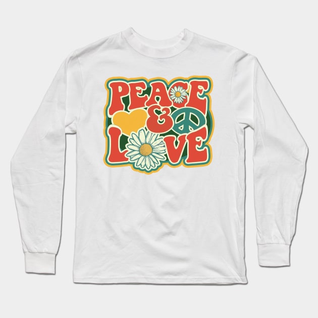 PEACE & HIPPIES GIFTS & APPAREL Long Sleeve T-Shirt by VogueTime